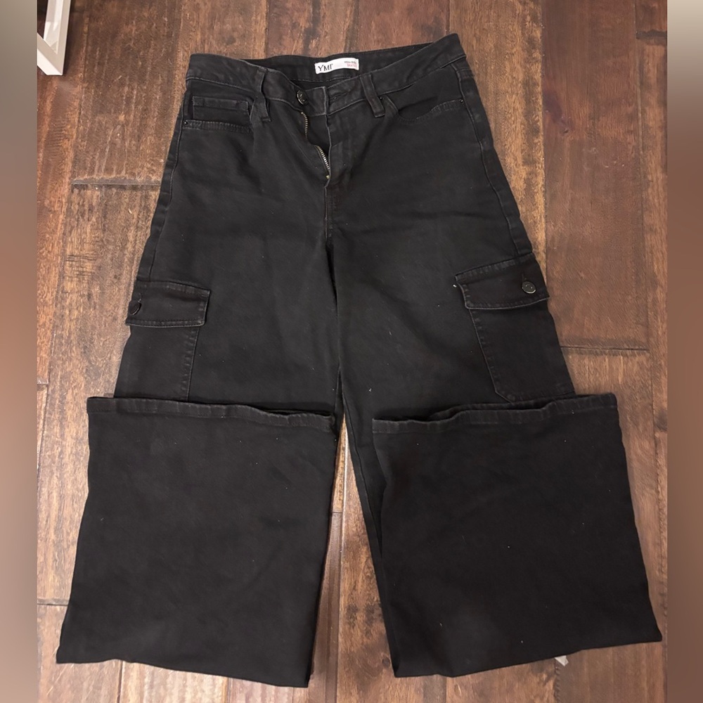 YMI black cargo jeans